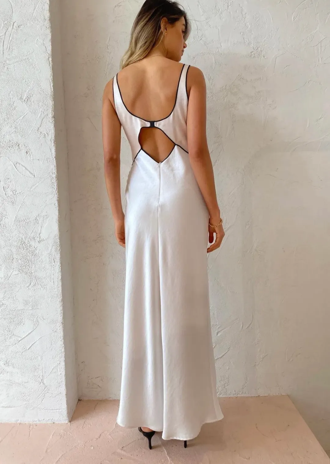 Bec & Bridge Sandy Maxi Dress Ivory Size 8 for rent on The Volte - main image