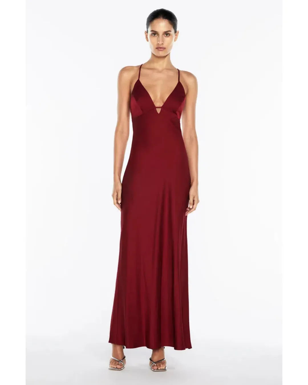 Manning Cartell Time To Shine Slip Dress Cranberry Size AU 6 for rent on The Volte - main image