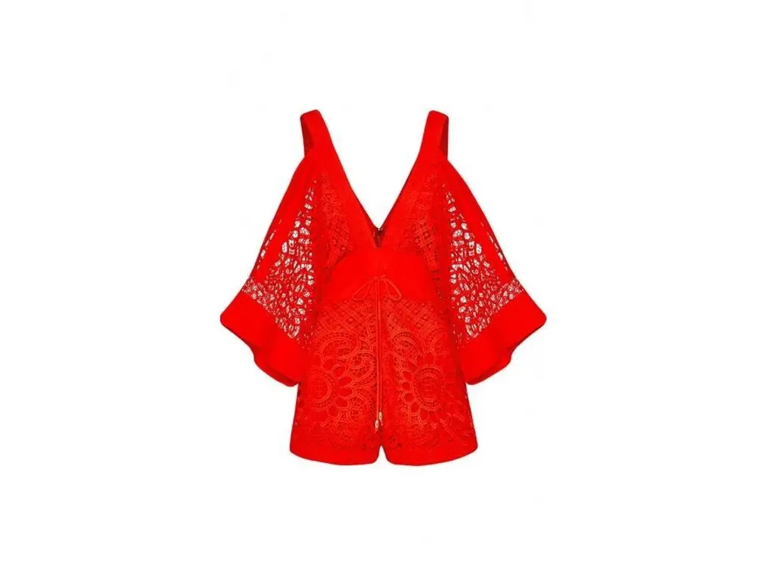 Alice McCall Keep Me There Playsuit Red Size AU 6 for rent on The Volte - main image