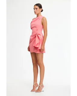 Acler Eddington Mini Dress Pink Rose Size AU 10 for rent on The Volte - image 1