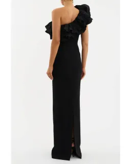 Rebecca Vallance Ella Gown in Black Size AU 12 for rent on The Volte - image 4
