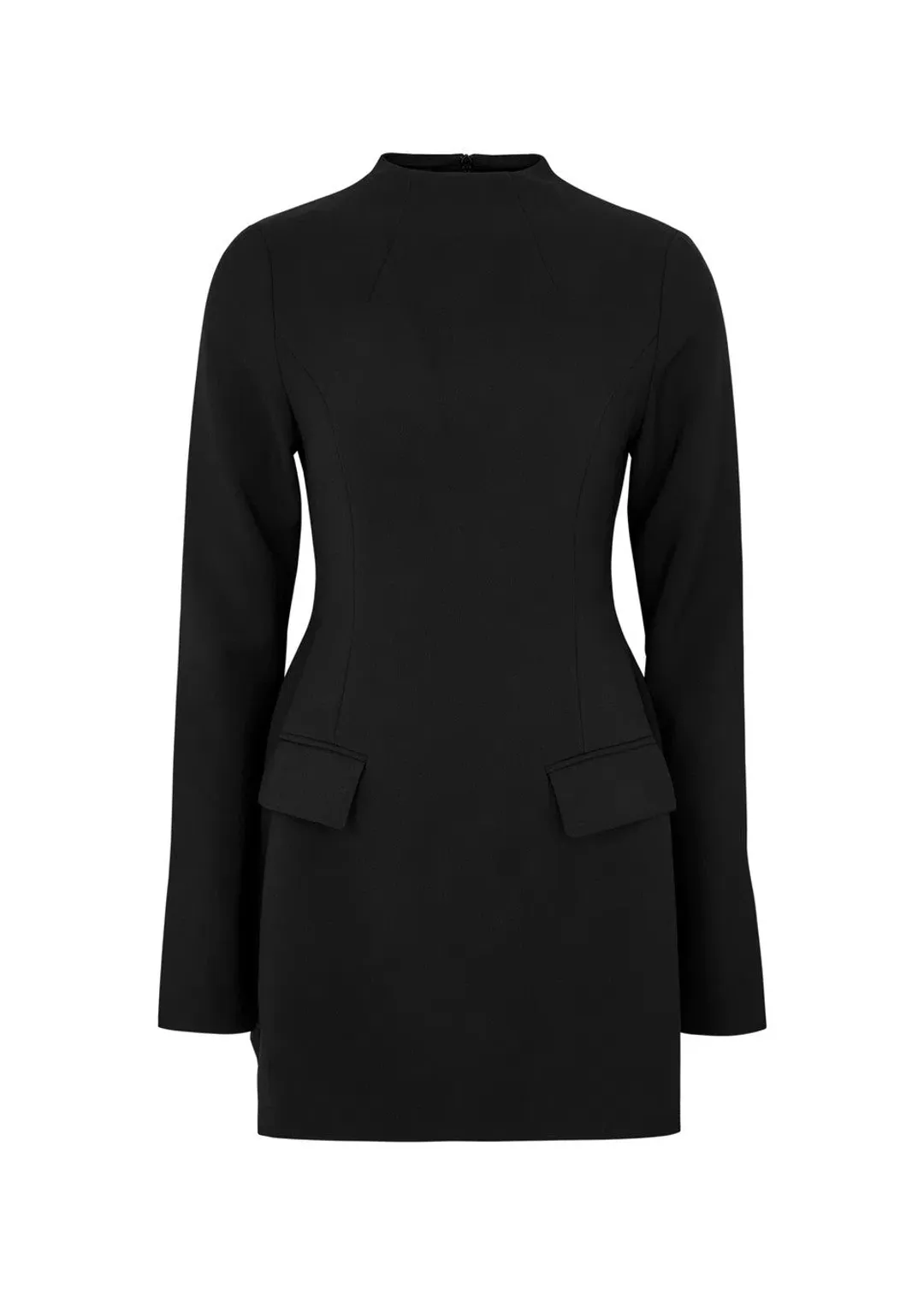 Odd Muse The Ultimate Muse Split Sleeve Mini Dress Black S/Au 8 for rent on The Volte - main image