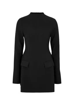 Odd Muse The Ultimate Muse Split Sleeve Mini Dress Black S/Au 8 for rent on The Volte - image 4