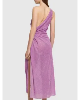 Oséree Lumiere Knot Dress Purple Size 10 for rent on The Volte - image 3