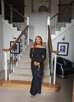 Effie Kats Gwen Gown in Black Size XS/Au 6 for rent on The Volte - image 4