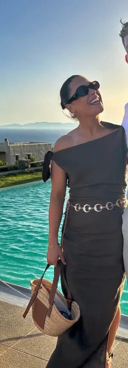 Sir The Label Bettina Off Shoulder Midi Dress Chocolate Brown Size 2 / AU 10 for rent on The Volte - image 3