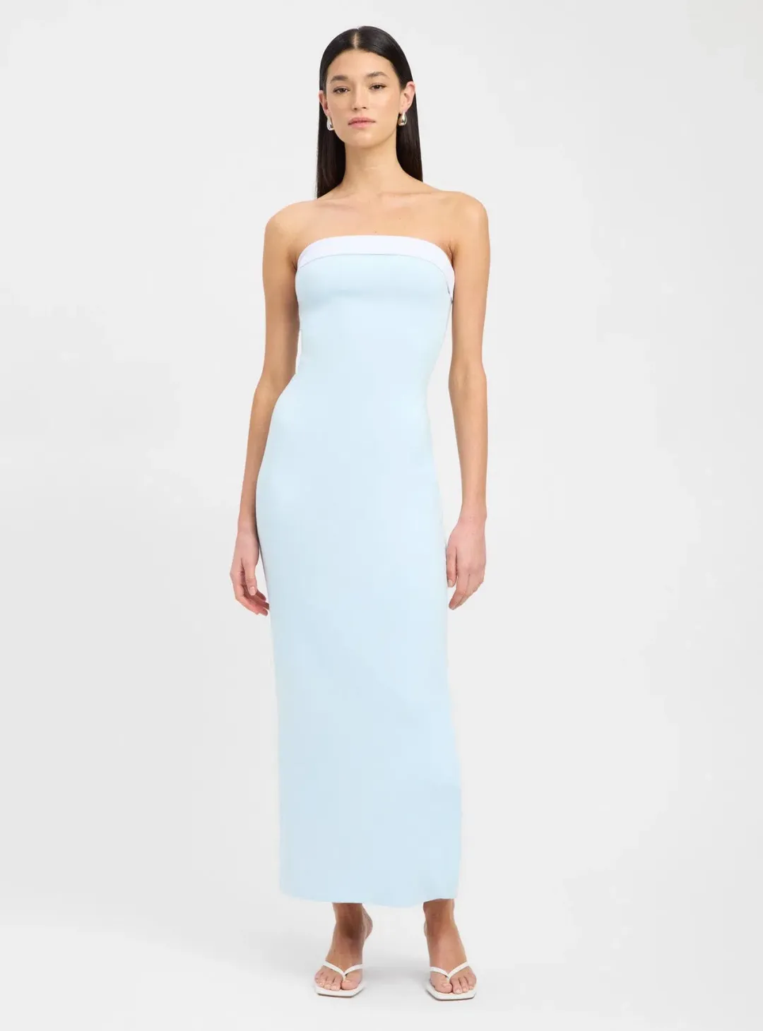 Kookai Lulu Dress in Baby Blue Size 40 / AU 12 for rent on The Volte - main image