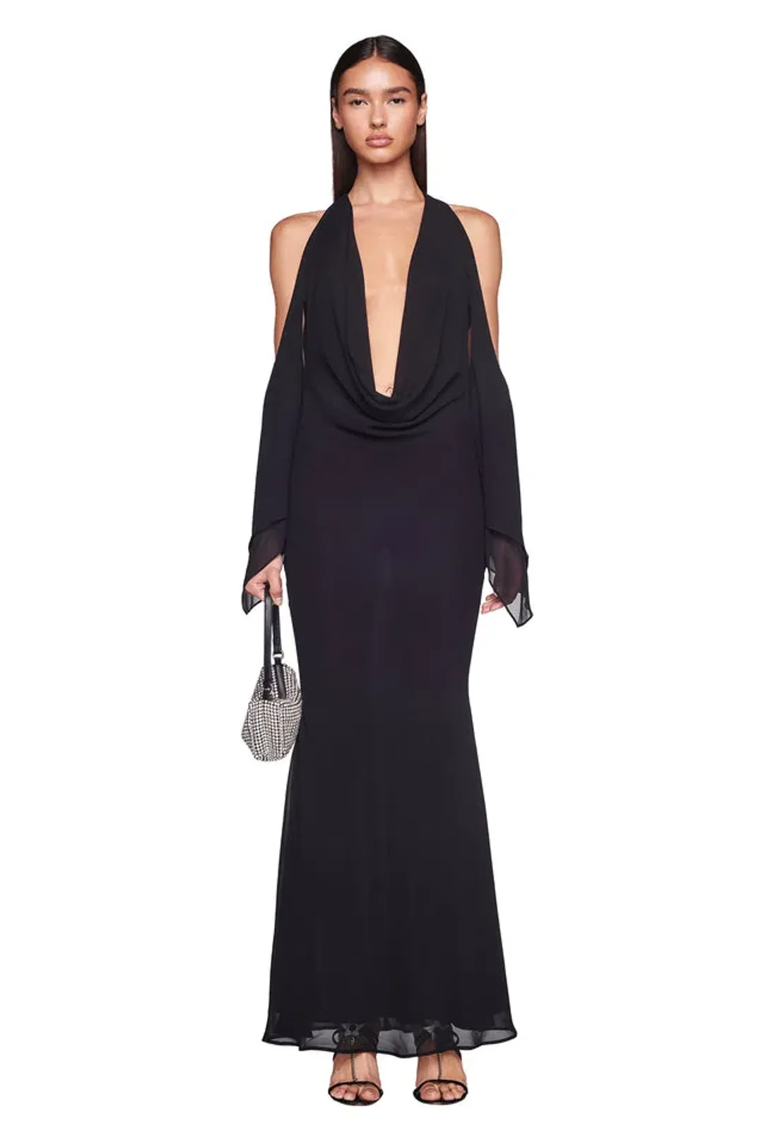 I.AM.GIA Rosanna Maxi Dress in Black Size 8 for rent on The Volte - main image