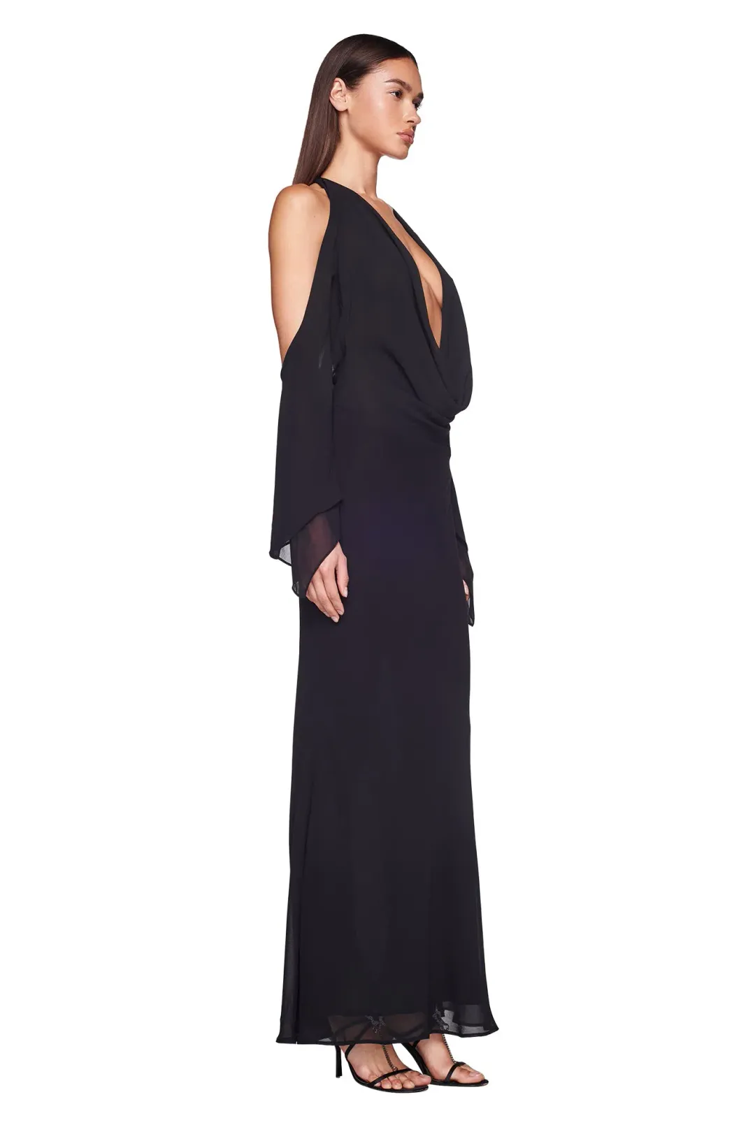 I.AM.GIA Rosanna Maxi Dress in Black Size 8 for rent on The Volte - main image