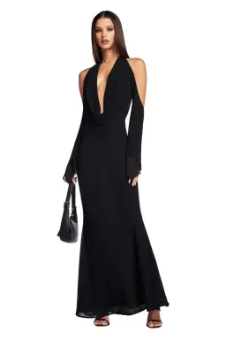 I.AM.GIA Rosanna Maxi Dress in Black Size 8 for rent on The Volte - image 8