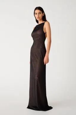 Misha Nina Mesh Dress Black Size 10/M for rent on The Volte - image 2