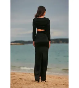 Sonya Moda Ruba Cutout Maxi Dress Black Size AU 12 for rent on The Volte - image 2