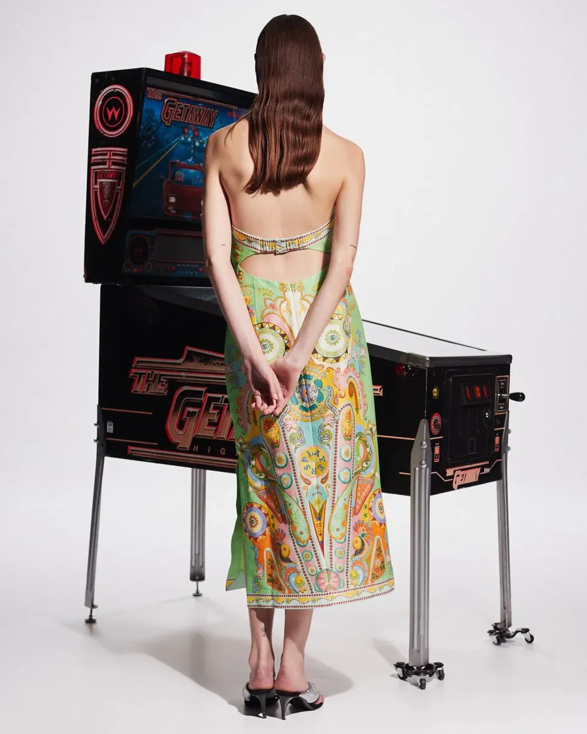 Alemais Pinball Bodice Dress Multi Size AU 12 - Image 2