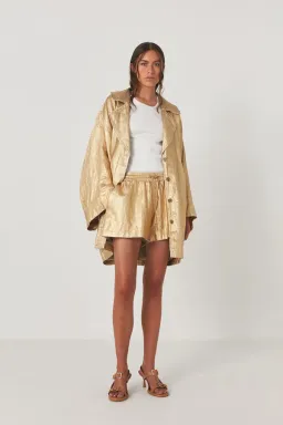 Rabens Saloner Jacqline Midas Jacket Gold Size AU 10 for rent on The Volte - image 1