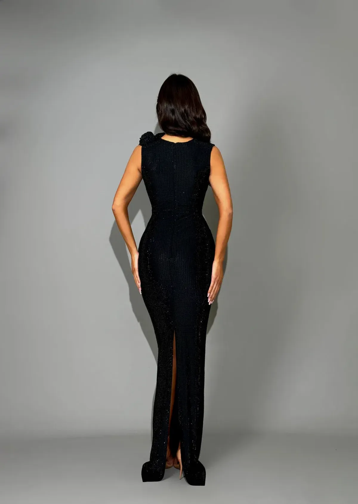 Diba Celina Heppa Gown Black Size 10 - Image 3