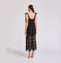 Shona Joy Baby Doll Jumpsuit Black Size 8 for rent on The Volte - image 3