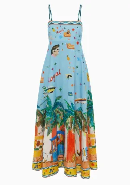 Alemais All Aboard Sundress Multi Size 8 for rent on The Volte - image 5