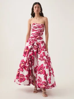 Aje Behold Maxi Dress in Boldly Blooming Size 12 for rent on The Volte - image 2