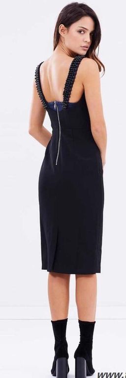 Midnight mood dress for rent on The Volte - image 3