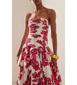 Aje Behold Maxi Dress in Boldly Blooming Size AU 6 for rent on The Volte - image 3