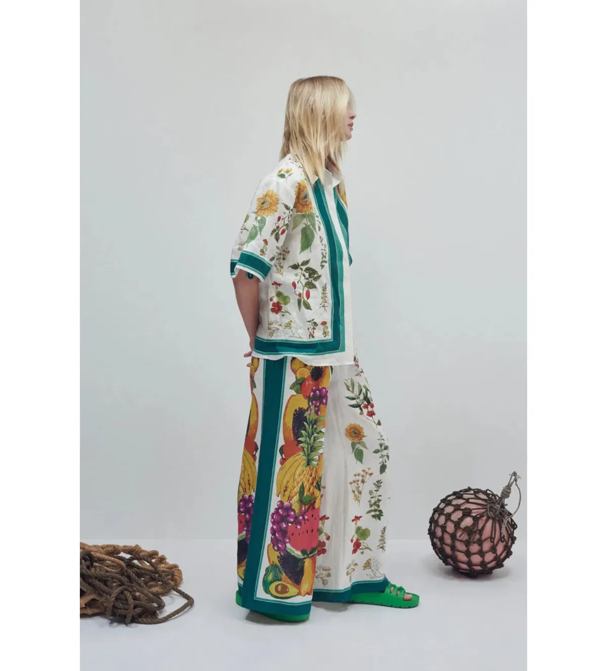 Alemais Frutta Shirt and Pant Set Multi Print Size AU 12 - Image 2