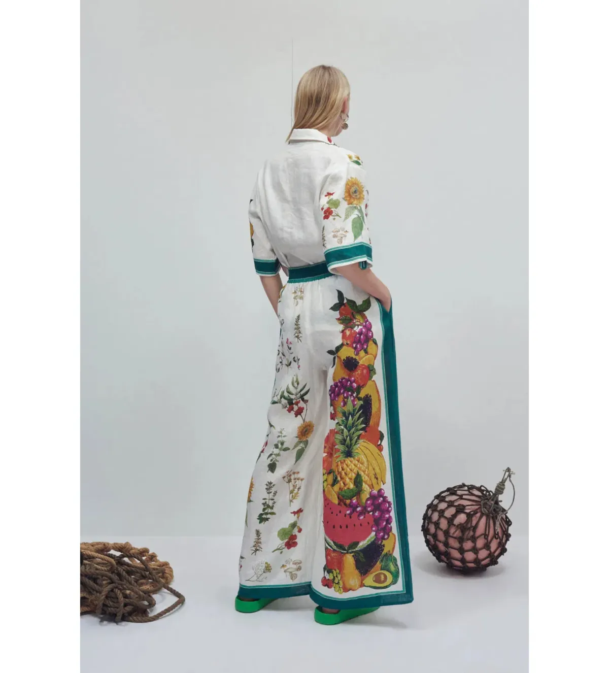 Alemais Frutta Shirt and Pant Set Multi Print Size AU 12 - Image 3