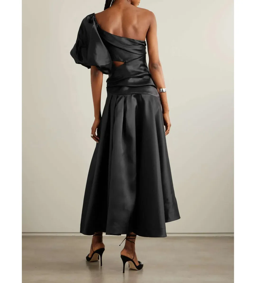 Alemais Regent Noir Gown Black Floral Size AU 16 for rent on The Volte - main image