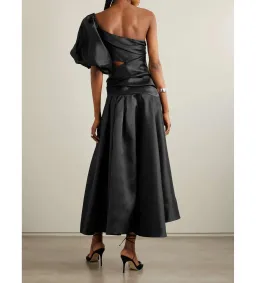 Alemais Regent Noir Gown Black Floral Size AU 16 for rent on The Volte - image 3