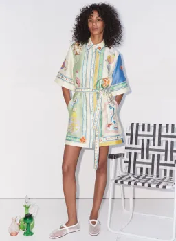 Alemais Elixir Mini Dress Print Size 10 for rent on The Volte - image 1