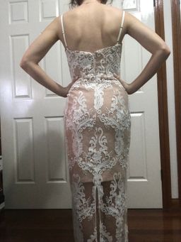 Elle Zeitoune Victoria Gown White Size 6 for rent on The Volte - image 4