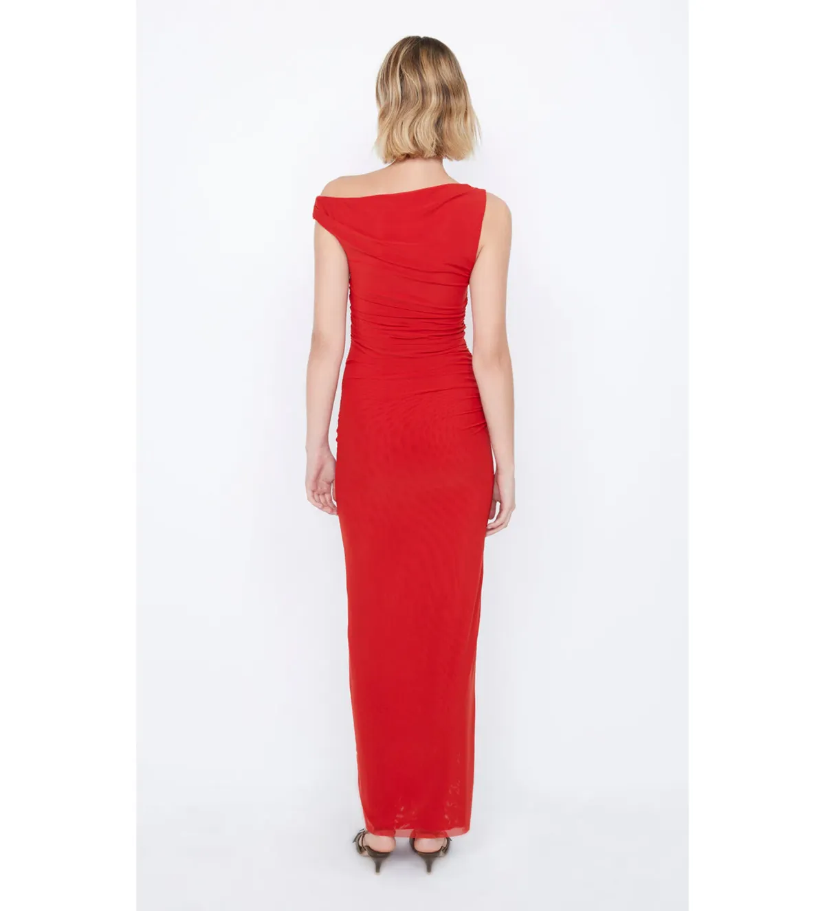 Bec & Bridge Sania Asym Dress Rouge Size 10 - Image 2