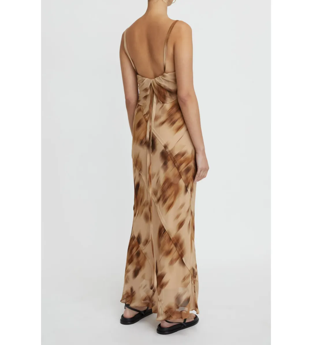 Lee Mathews The Lori Dress Hazlenut Size 8 for rent on The Volte - main image