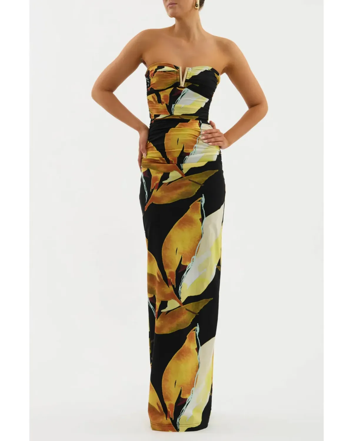 Rebecca Vallance Petals Of Paradise Gown Print Size AU 8 - Image 1