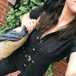 For Love and Lemons Spring Eyelet Jumpsuit size 8 for rent on The Volte - image 3