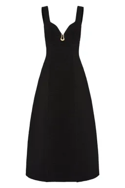 Aje Sylvette Knit Midi Dress Black Size S / AU 8 for rent on The Volte - image 5