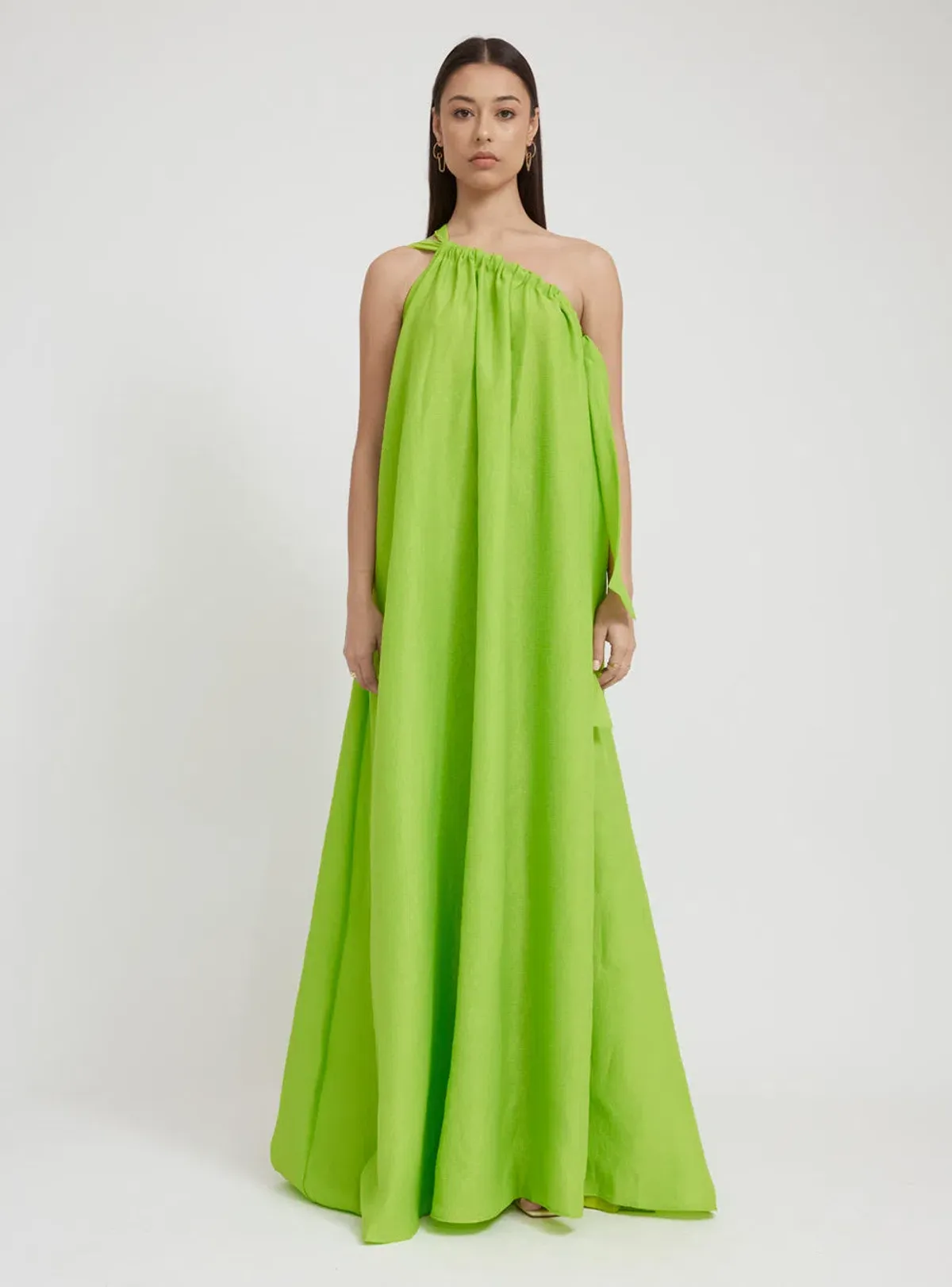 Tojha Lola Maxi Dress in Lime Green Size S / AU 8 - Image 1