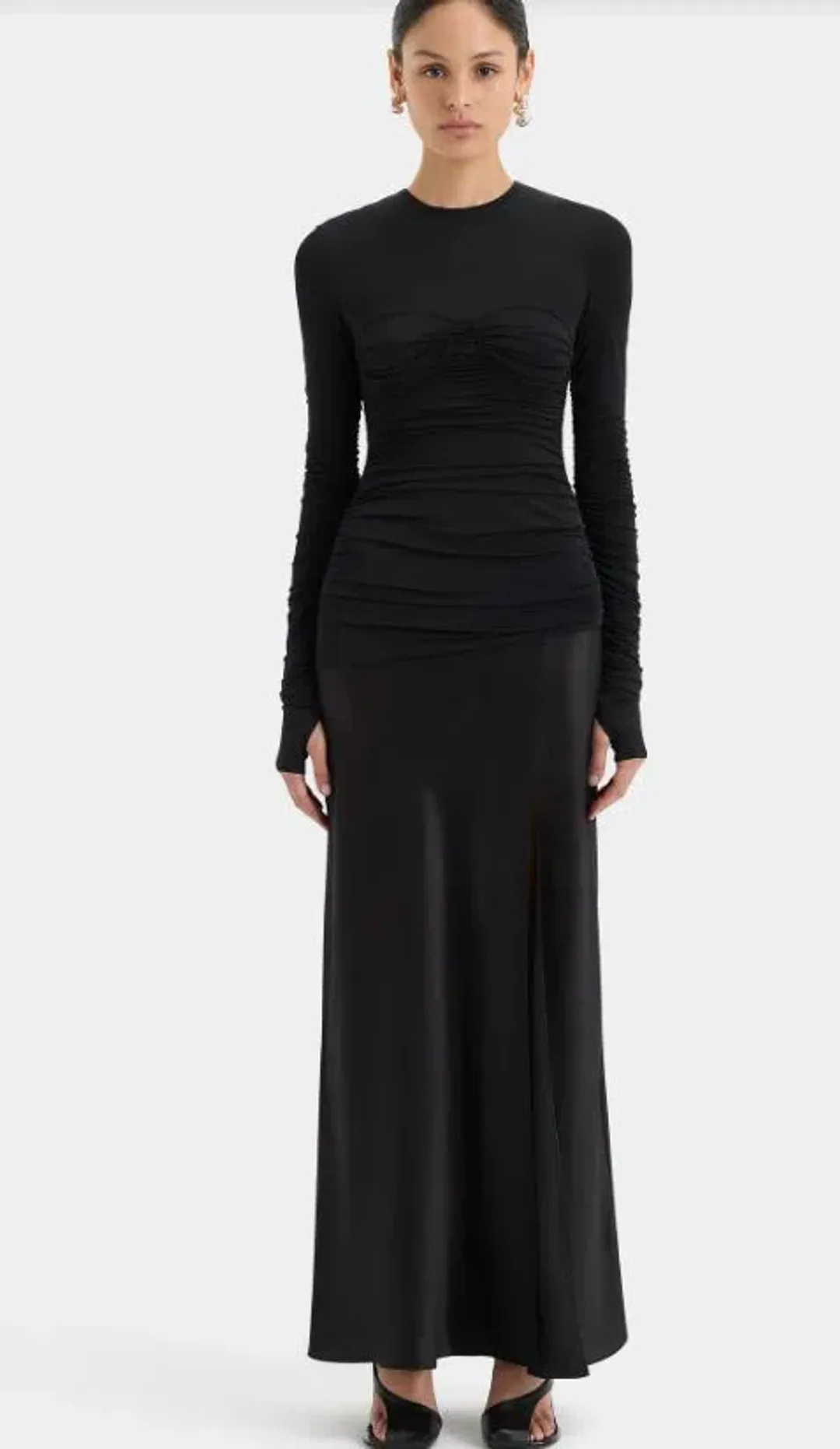 Sir Alessia Draped Gown Size 3 (12) for rent on The Volte - main image