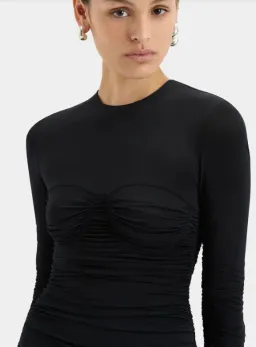 Sir Alessia Draped Gown Size 3 (12) for rent on The Volte - image 3