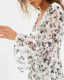 TALULAH Reminisce Midi Dress Size AU 10 for rent on The Volte - image 3