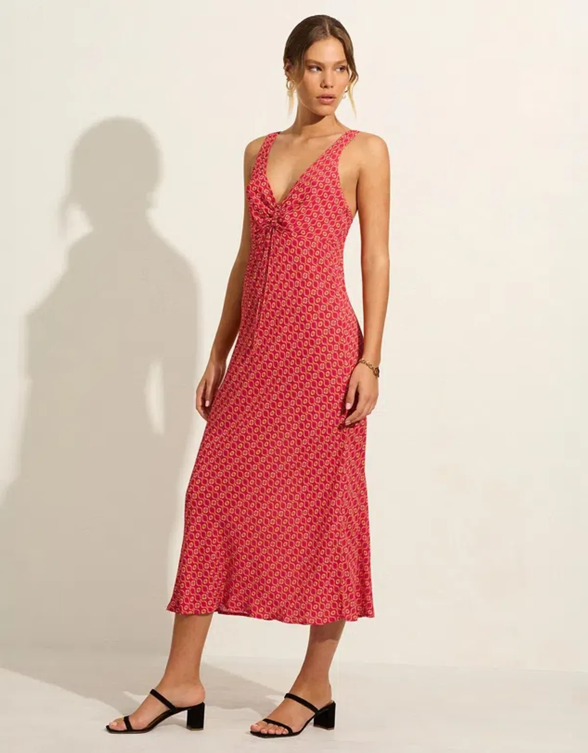 Auguste The Label Melodie Midi Dress Floral Size AU 12 - Image 2