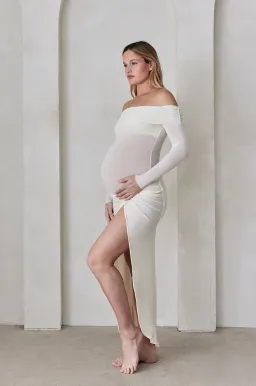 Bumpsuit Maternity Set White Size S/Au 8 for rent on The Volte - image 5