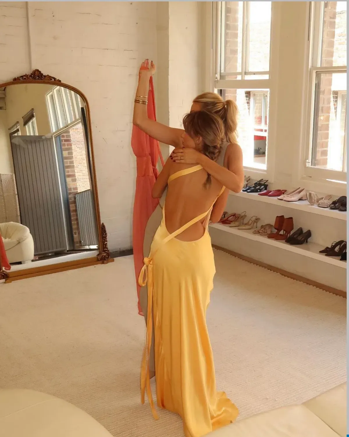 Arcina Ori Monique Dress Rich Yellow Hue Size 8 - Image 5