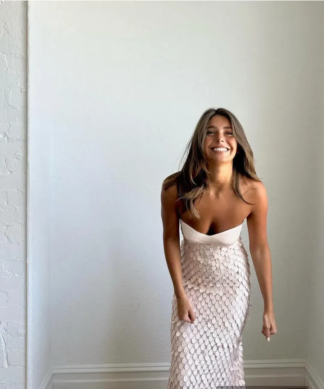 Manning Cartell Supreme Extreme Balconette Dress Rosewater Size 8 for rent on The Volte - main image