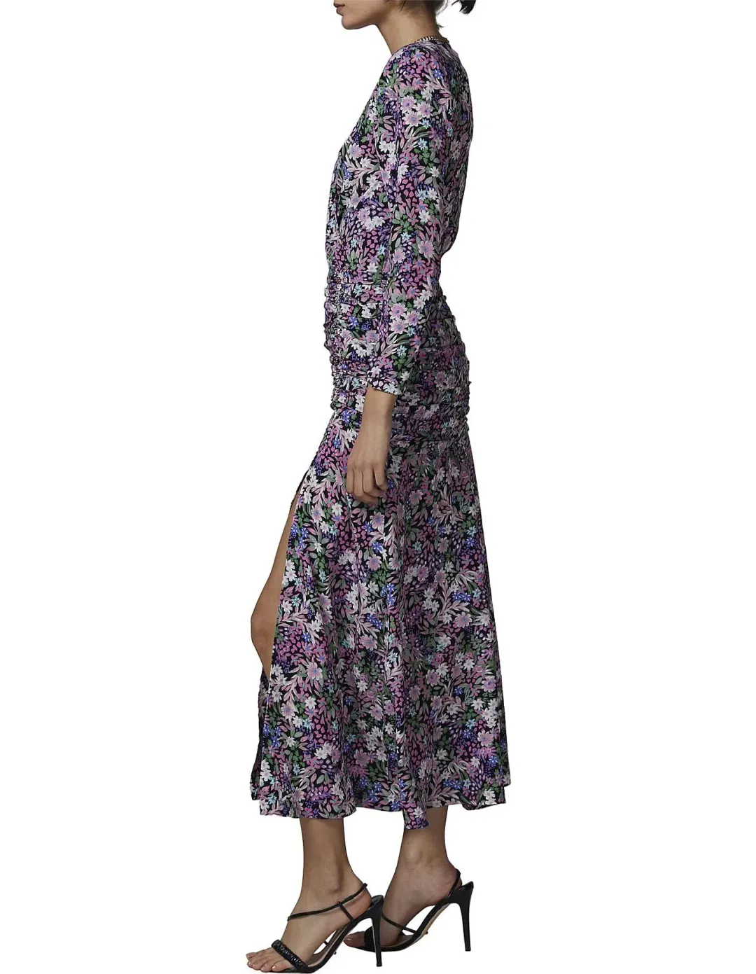 Bec & Bridge Anais L/S Midi Dress Print Size AU 10 for rent on The Volte - main image