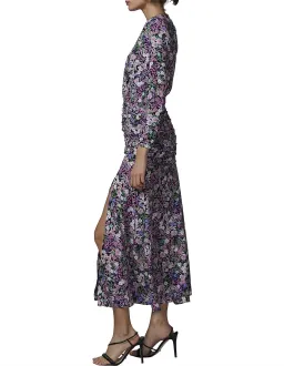 Bec & Bridge Anais L/S Midi Dress Print Size AU 10 for rent on The Volte - image 3