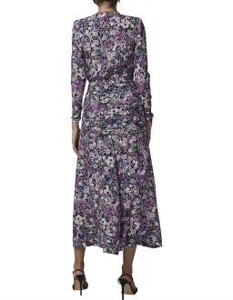 Bec & Bridge Anais L/S Midi Dress Print Size AU 10 for rent on The Volte - image 4