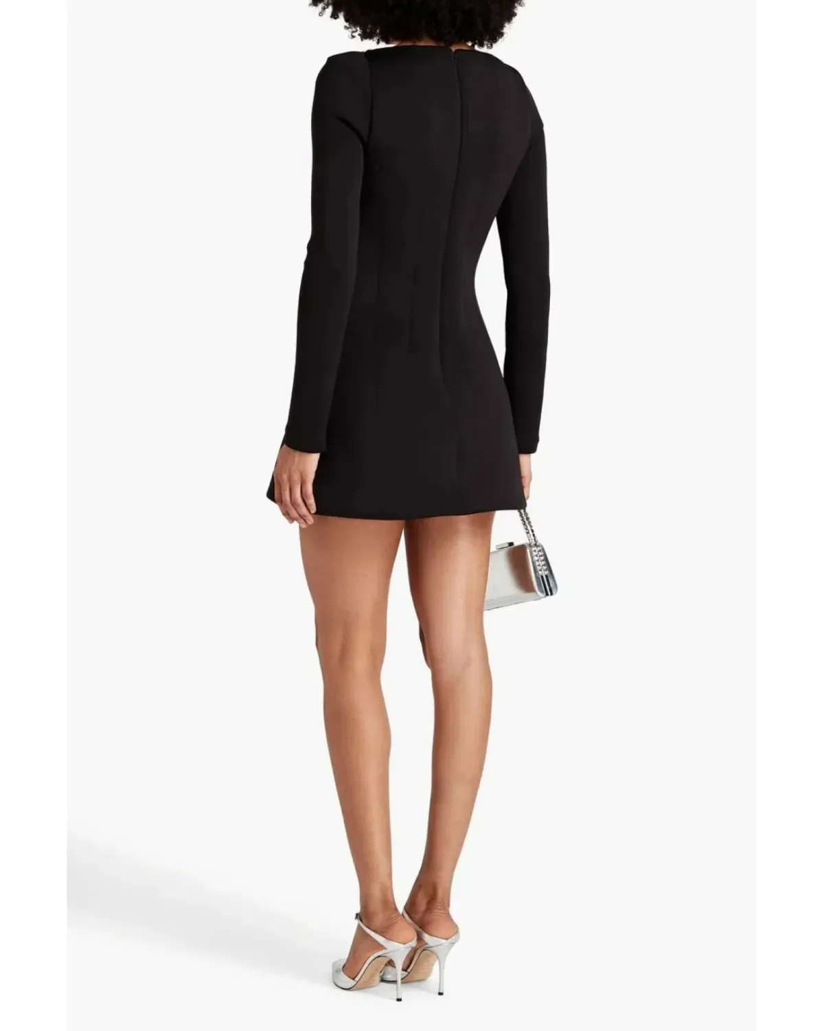 Rachel Gilbert Stella Mini Dress Black Size 4 / AU 14 - Image 2