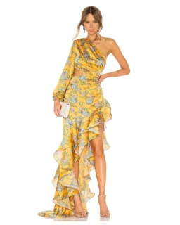Bronx and Banco Hanna Gown Yellow Size S / AU 8 for rent on The Volte - image 1
