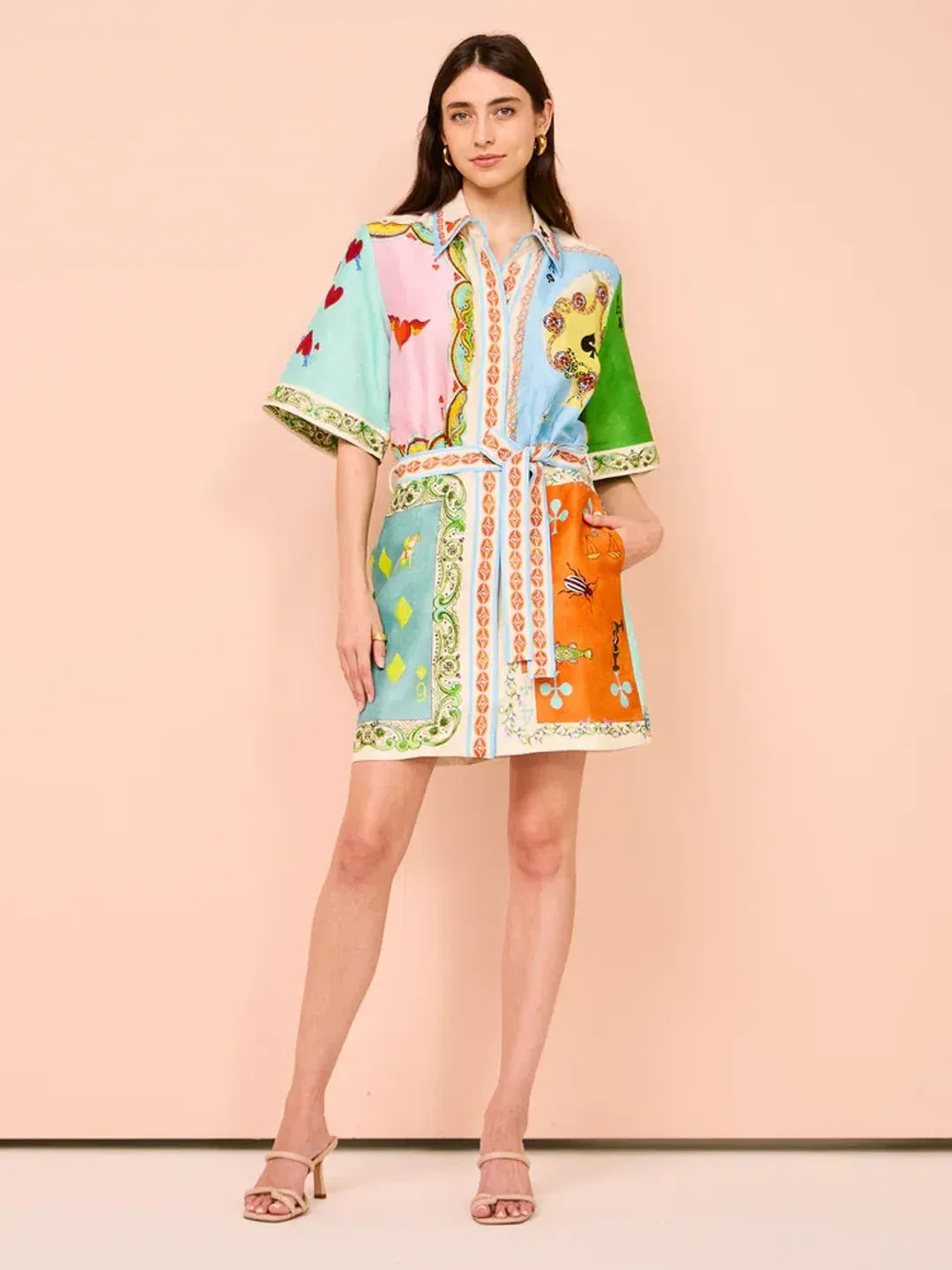 Alemais Rummy Mini Dress Multi Size AU 10 for rent on The Volte - main image