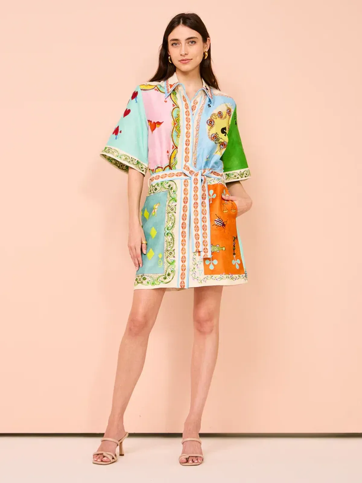 Alemais Rummy Mini Dress Multi Size AU 10 for rent on The Volte - main image